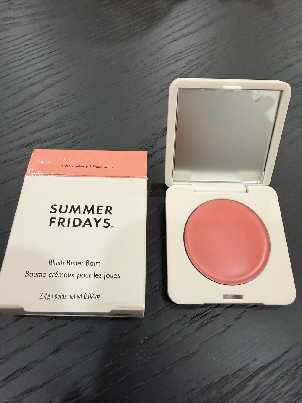 Summer Fridays Soft Strawberry Blush Butter Balm — NIB